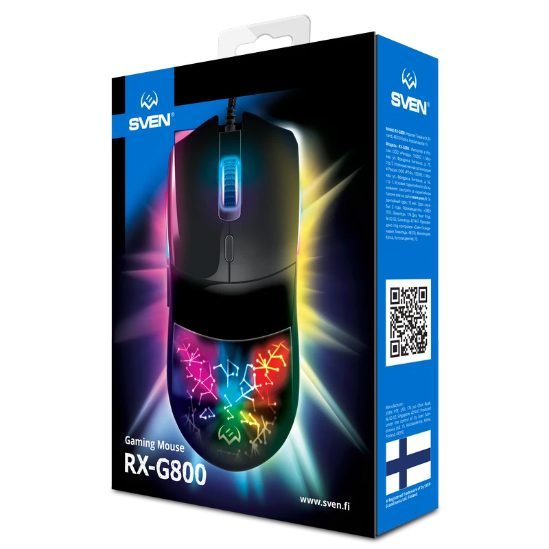 Игровая мышь sven rx-g800, чёрный 7