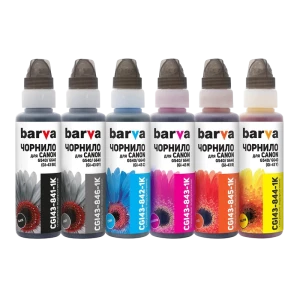 Recipient de cerneală barva cgi43-1k-mp, 100ml, pachet multiplu cu 6 culori Thumbnail 3