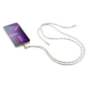 Держатель для смартфона cellularline universal lace, серебристый