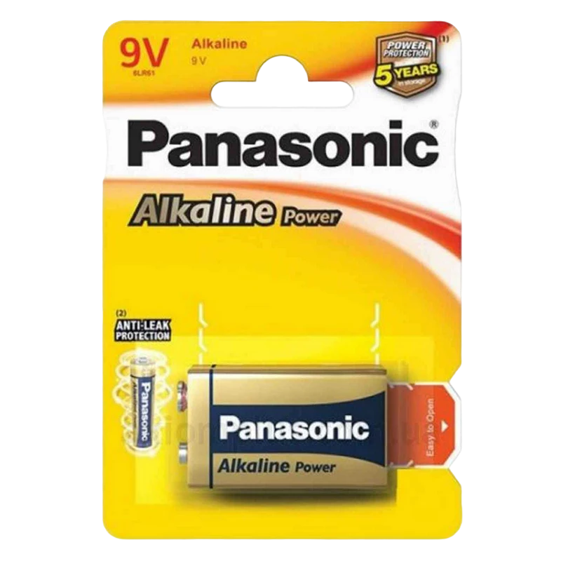 Baterie dreptunghiulară panasonic 6lr61reb, crona, 1buc. 2