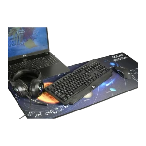 Mouse pad pentru jocuri gembird mp-solarsystem-xl-01, large, negru Thumbnail 3