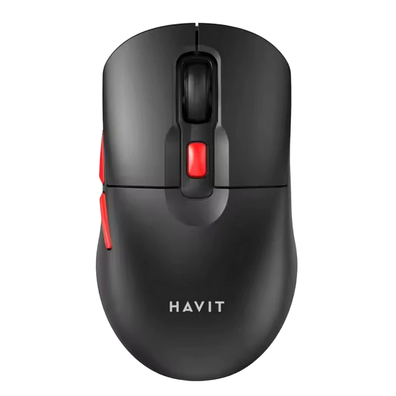 Беcпроводная мышь havit ms59wb, черный | красный 2