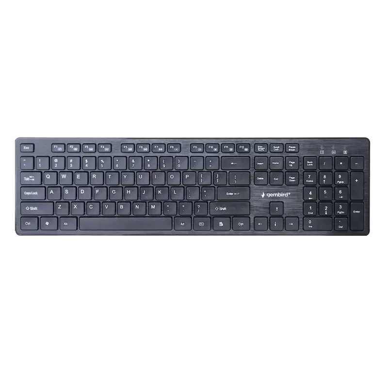 Set tastatură + mouse gembird kbs-wch-04-ru, fără fir, negru 2