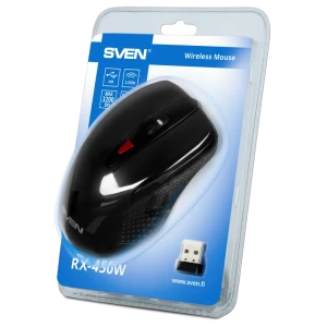 Беcпроводная мышь sven rx-450w, чёрный Thumbnail 8