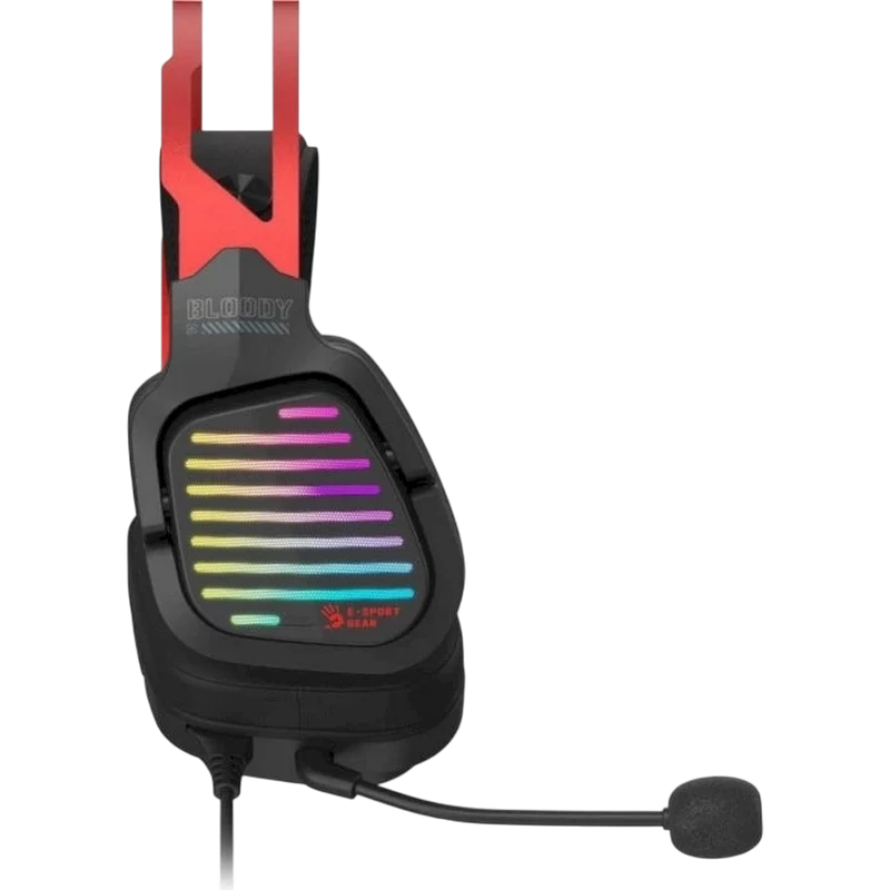 Игровая гарнитура bloody g560, проводной аналоговый, gun grey 5