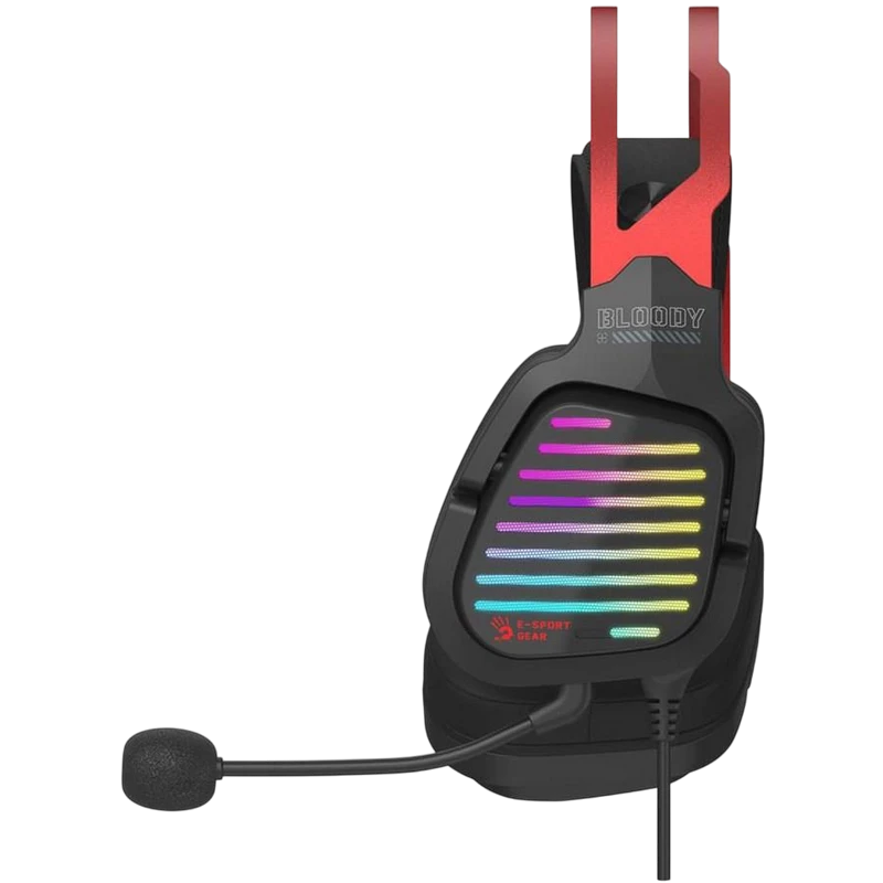 Игровая гарнитура bloody g560, проводной аналоговый, gun grey 6