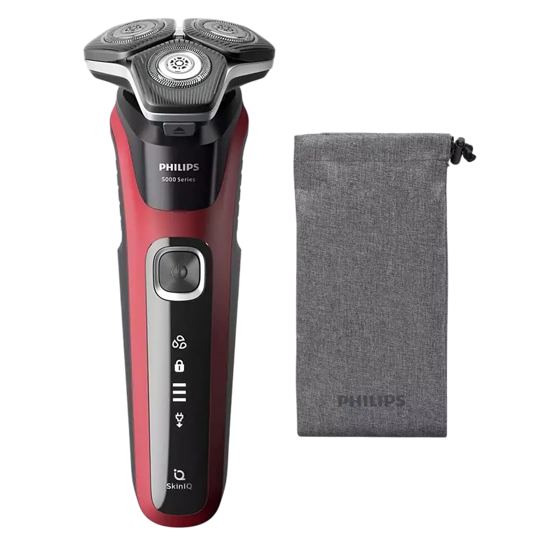 Электробритва мужская philips s5883/10, красный | черный 4