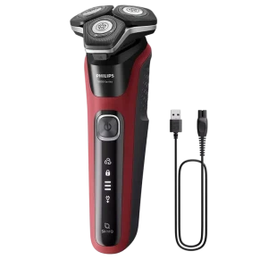 Электробритва мужская philips s5883/10, красный | черный Thumbnail 2