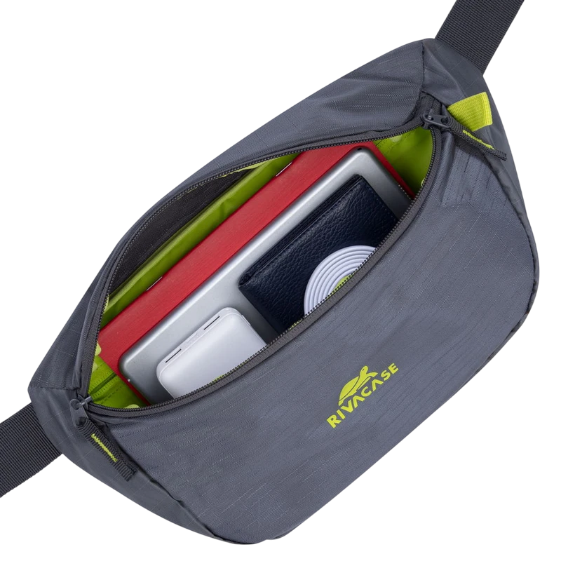 Ruc de talie rivacase 5512, poliester, gri 2