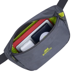 Ruc de talie rivacase 5512, poliester, gri Thumbnail 2