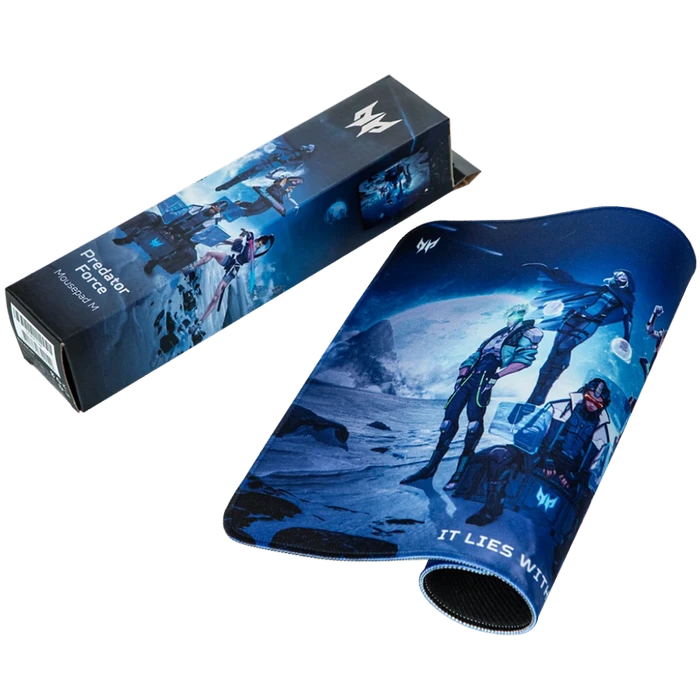 Игровой коврик для мыши acer predator pmp450, medium, синий 6
