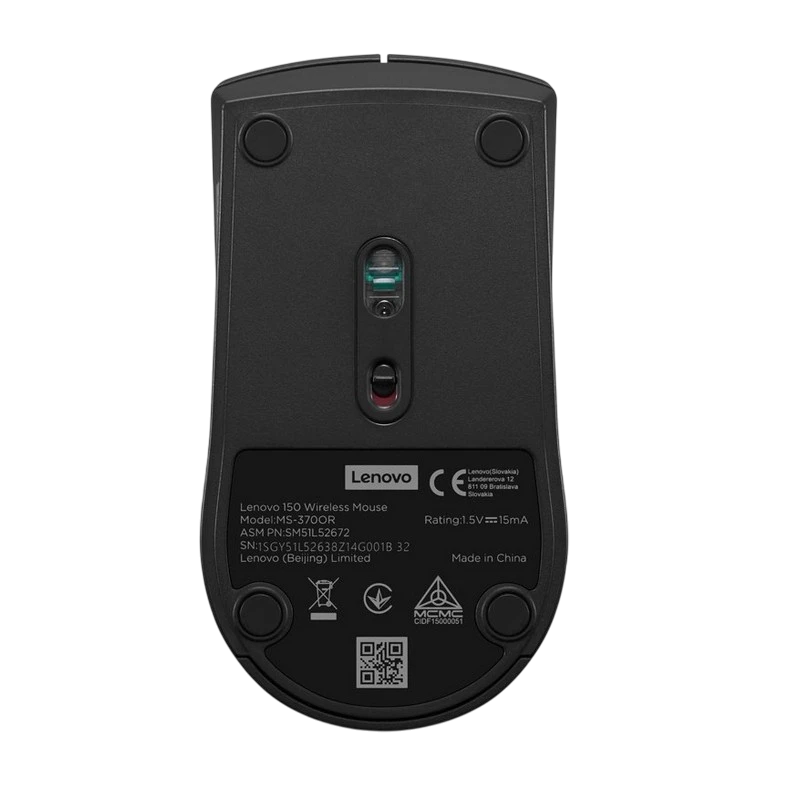 Mouse wireless lenovo 150, negru 2