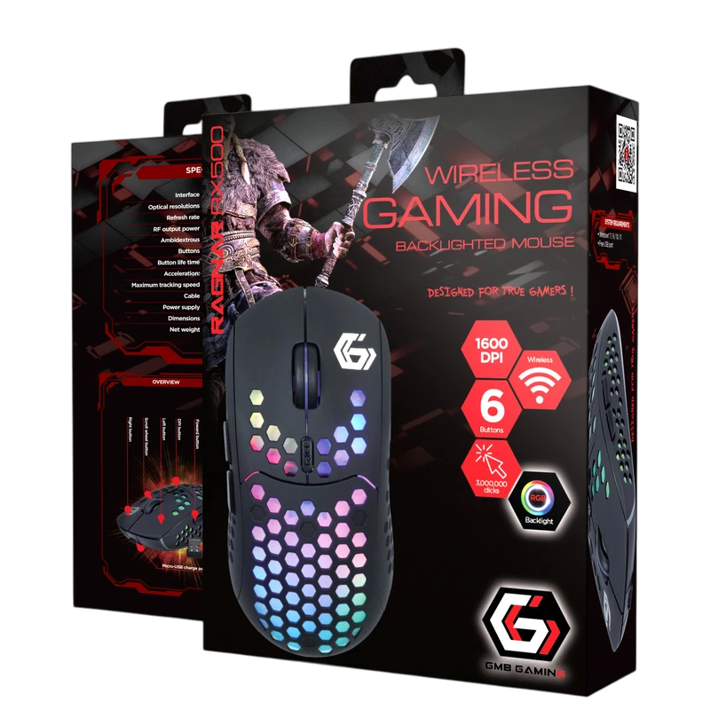 Gaming mouse gembird ragnar-wrx500, negru 7