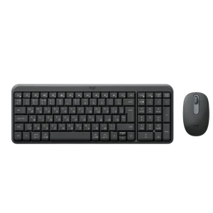 Set tastatură + mouse logitech mk250, fără fir, negru