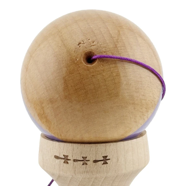 «kendama super sticky x original», rulment metalic, ața 62/65 cm, king size 7.5 x 6 x 18 cm, mov 5