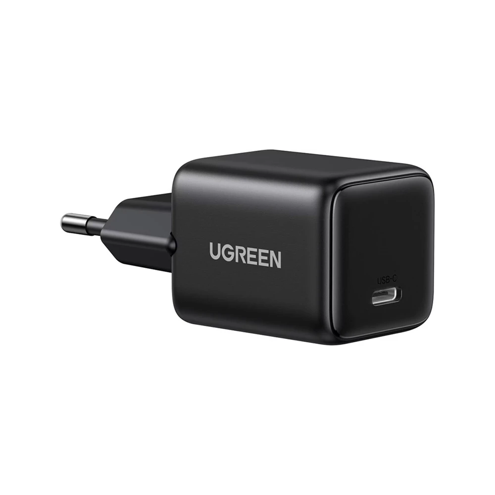 Сетевое зарядное устройство ugreen gan type-c 3a 30w qc4.0 x513, черное 2