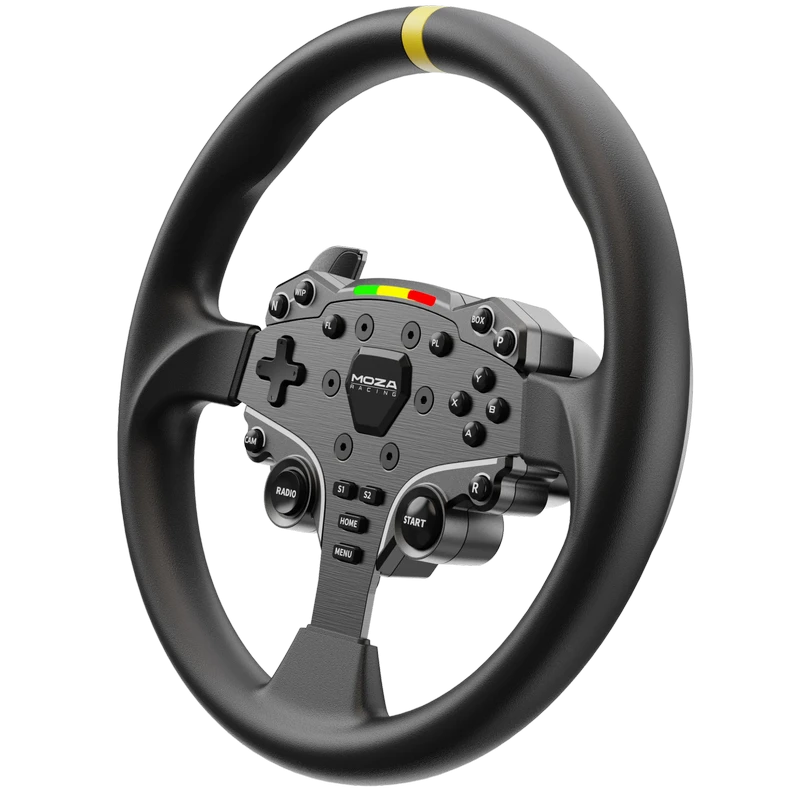 Cadru de directie moza wheel mod pentru es, negru 9