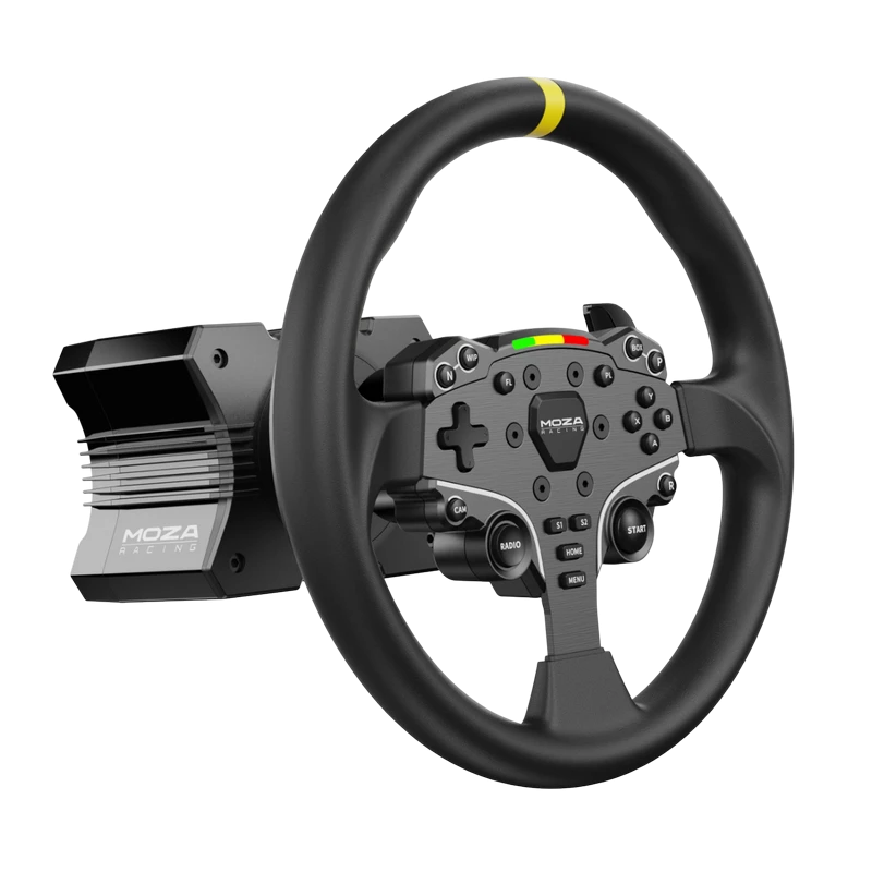 Cadru de directie moza wheel mod pentru es, negru 10
