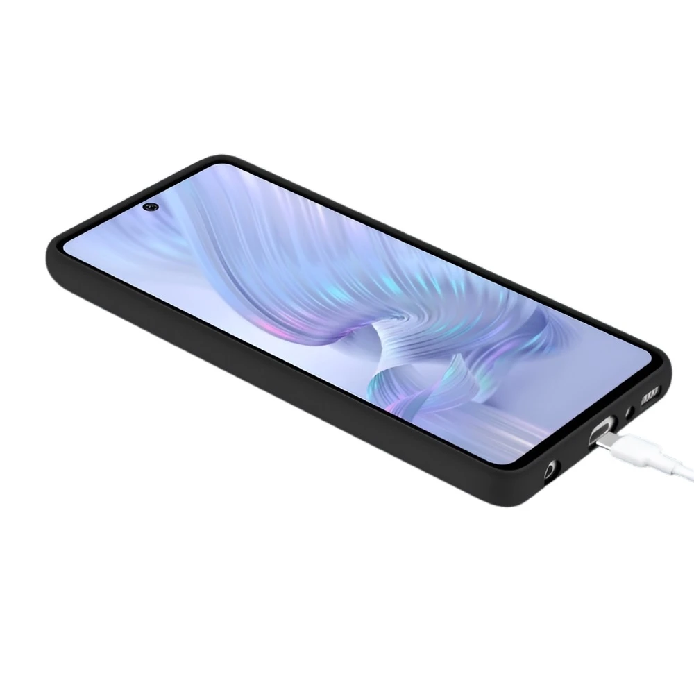 Helmet case liquid silicone samsung a71, black 3