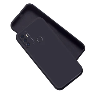 Чехол для телефона liquid silicone oppo a53, черный Thumbnail 2