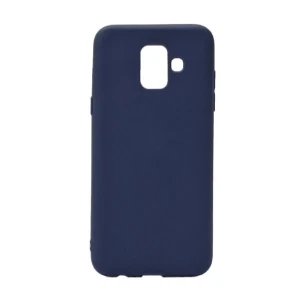 Helmet case tpu suede samsung a6 (2018), dark blue