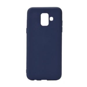 Helmet case tpu suede samsung a6 (2018), dark blue