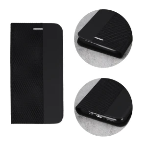 Чехол-книжка shell flip nylon для huawei y6p, черный Thumbnail 3