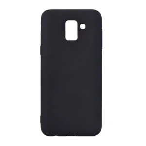Чехол liquid silicone для samsung j6 (2018), черный