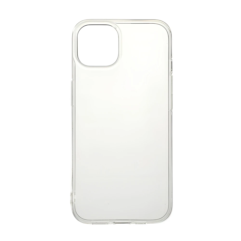 Мягкий tpu чехол для iphone 13 mini, прозрачный 2