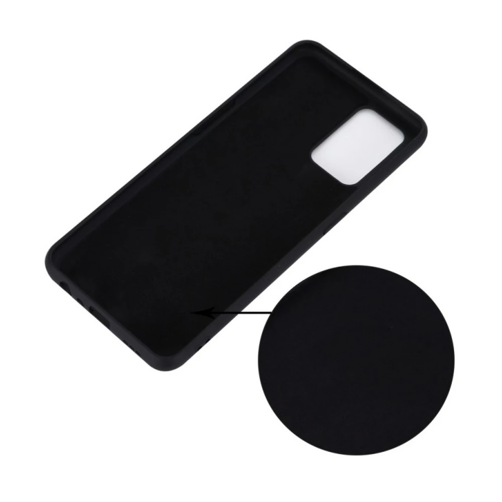 Чехол liquid silicone для oppo a74, черный 2