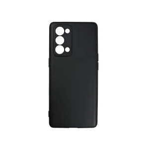 Чехол для шлема liquid silicone oppo reno 6 pro 5g (snapdragon), черный