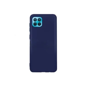 Helmet case liquid silicone oppo reno 4 lite, blue