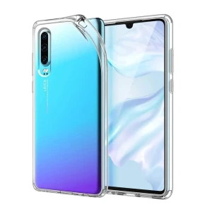 Helmet case tpu soft huawei p 30, clear