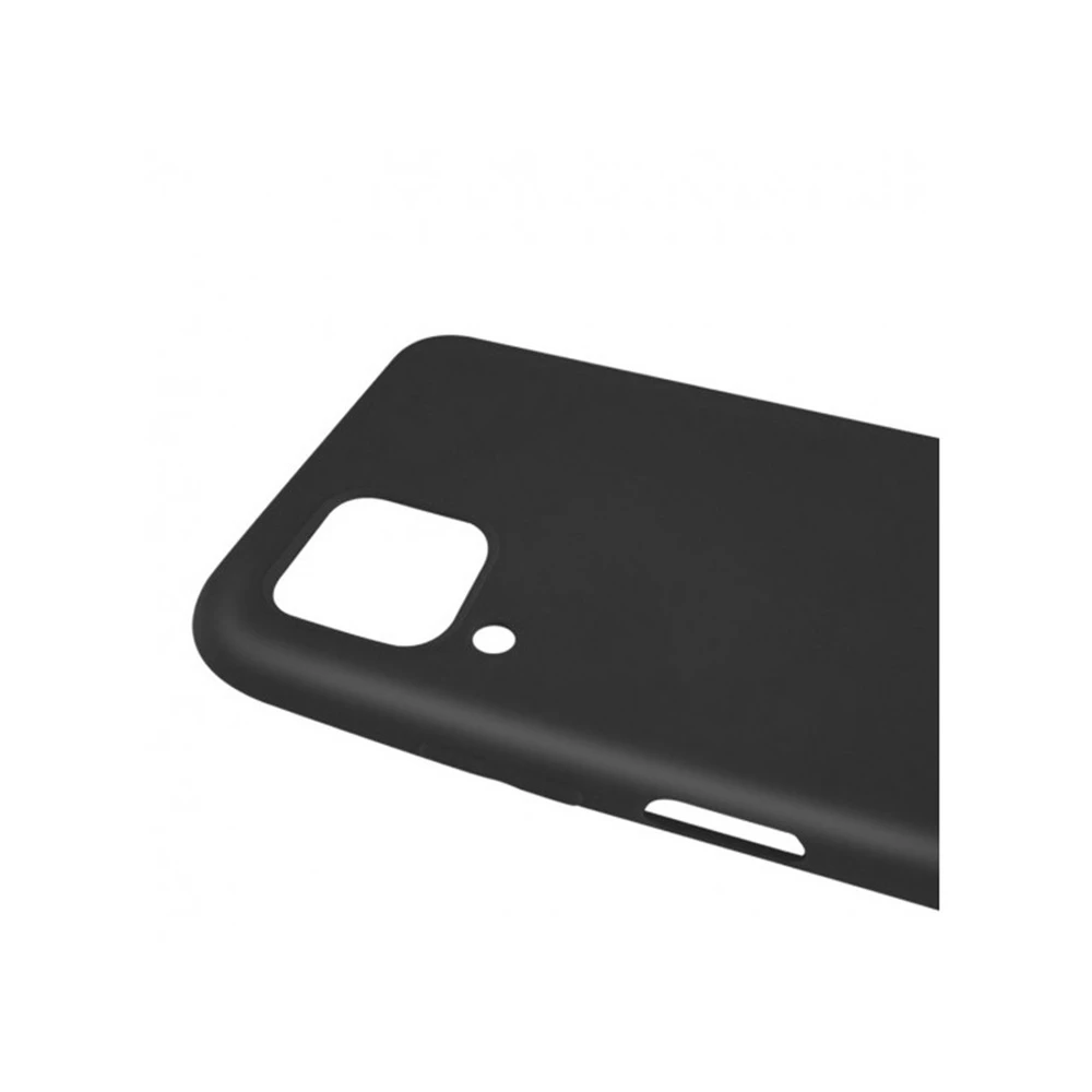 Чехол liquid silicone для huawei p40 lite, черный 2