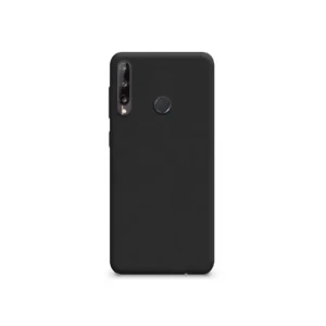 Чехол-накладка liquid silicone для huawei p40 lite e, черный