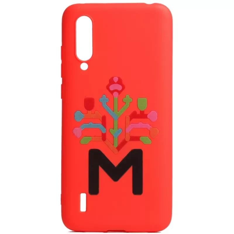 Helmet case tpu print moldova xiaomi mi 9 lite, red 2