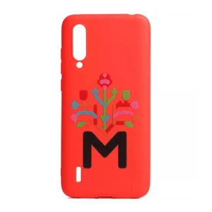 Чехол для xiaomi mi 9 lite tpu с принтом moldova, красный