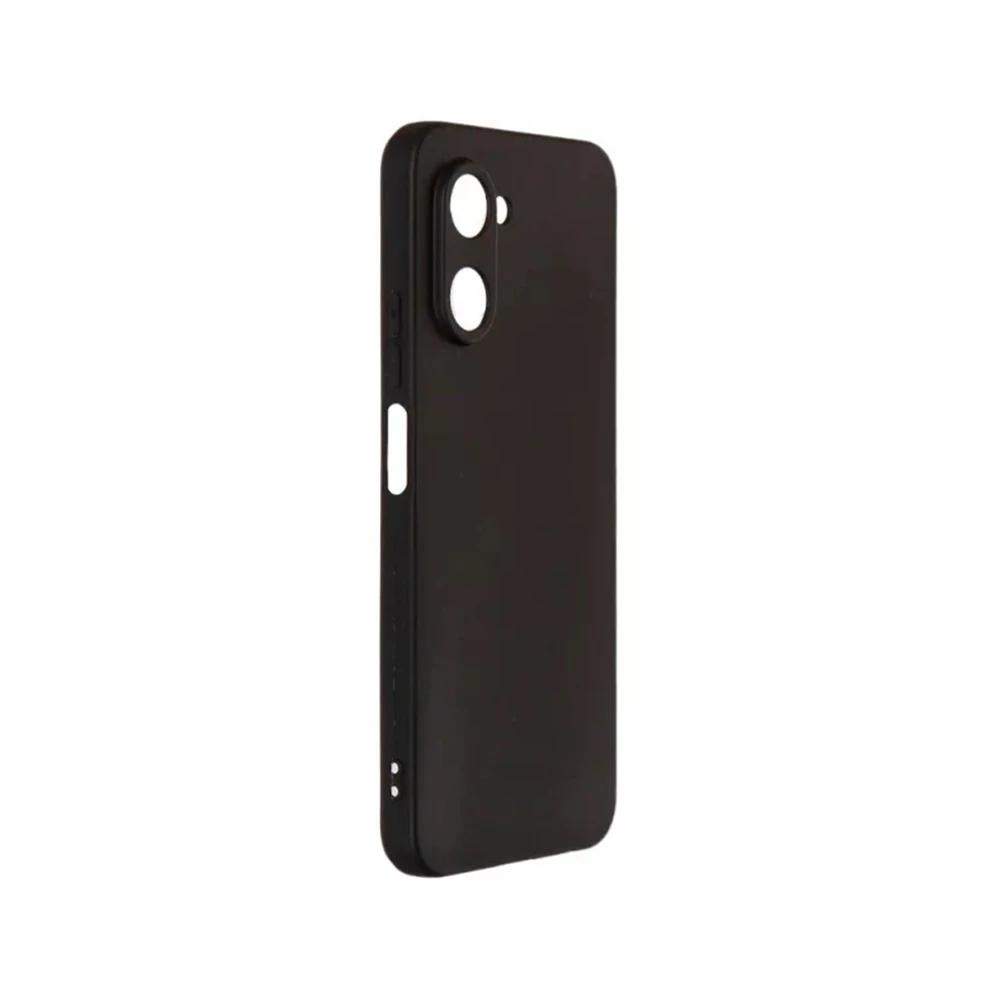 Чехол liquid silicon для realme c33, черный 2