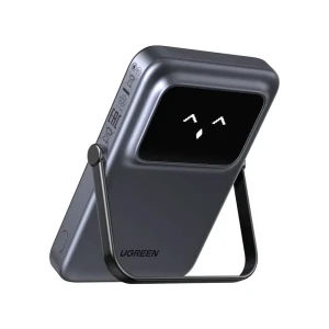 Ugreen power bank uno series магнитный беспроводной с подставкой 5000mah, 7.5/20w, космический серый Thumbnail 3