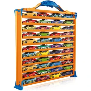 Hot wheels garaj portabil pentru depozitarea a 44 mașinuțe Thumbnail 2