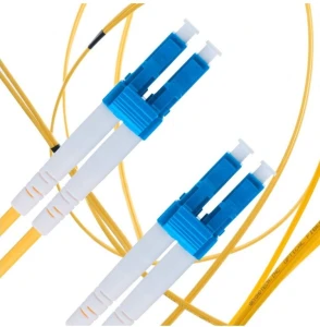 Fiber optic patch cords, singlemode duplex lc-lc, 1m