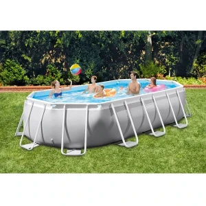 Intex piscină prism frame oval  503x274x122сm, 13365l, cadru metalic Thumbnail 2