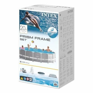 Intex piscină prism frame premium 610х132сm, 32695l, cadru metalic Thumbnail 8