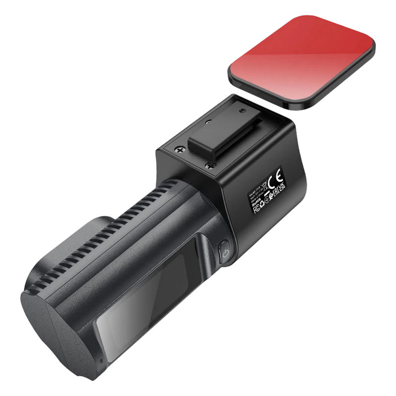 Set dash cam față și spate hoco dv8, negru 2