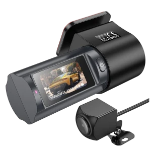 Set dash cam față și spate hoco dv8, negru Thumbnail 3