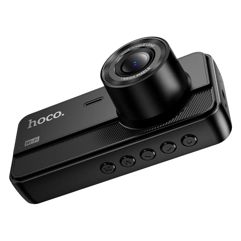 Комплект видеорегистраторов передней и задней панели автомобиля hoco dv15, черный 4