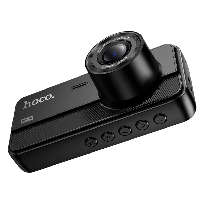 Комплект видеорегистраторов передней и задней панели автомобиля hoco dv15, черный 11