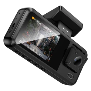 Комплект видеорегистраторов передней и задней панели автомобиля hoco dv15, черный Thumbnail 3