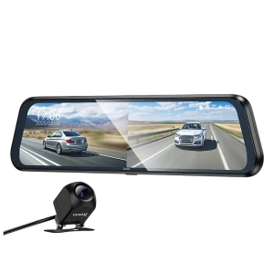 Комплект видеорегистраторов передней и задней панели автомобиля hoco dv16, черный