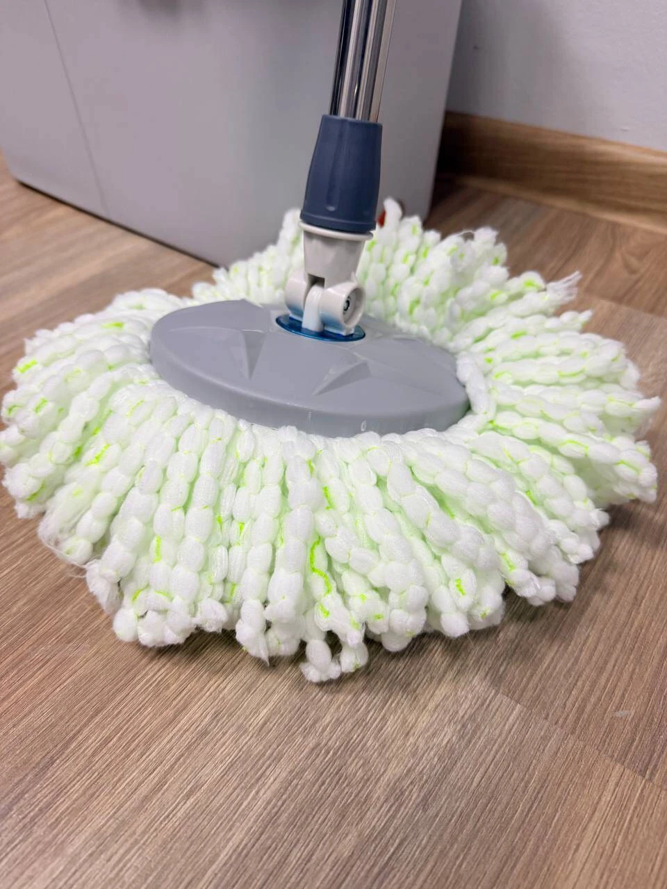 Швабра с ротационным ведром, микрофибра + металлическая ручка (xyj-x2) 5